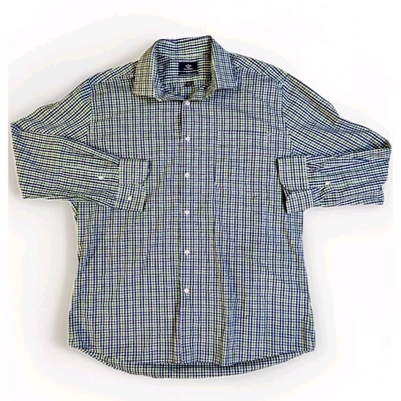 Dockers Men's Dress Shirt Size Large 16-16 1/2 Long Sleeve Button-Down - Picture 1 of 16
